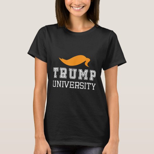 Schattigee Donald Trump University President POTUS T-shirt (Voorkant)