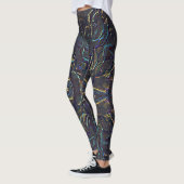 Schattigee donkere textuur "Ratti_Creative_Arts" Leggings (Links)