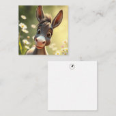 Schattigee Donkey Note Kaart Notitiekaartje (Voorkant / Achterkant)