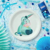 Schattigee Donkey Paper Borden Papieren Bordje (Feest)