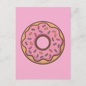 Schattigee donut | Kinder Rugtas Briefkaart (Voorkant)