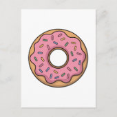 Schattigee donut | Kinder Rugtas Briefkaart (Voorkant)