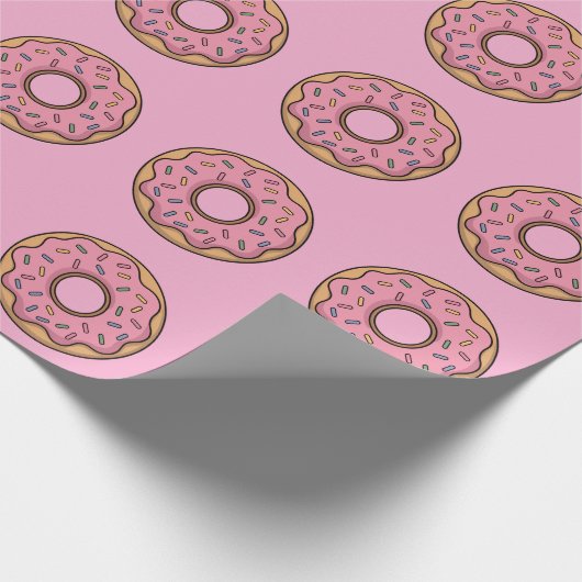 Schattigee donut | Kinder Rugtas Cadeaupapier (Hoek)