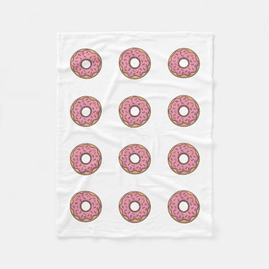 Schattigee donut | Kinder Rugtas Fleece Deken (Voorkant)