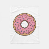 Schattigee donut | Kinder Rugtas Fleece Deken (Voorkant)