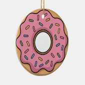 Schattigee donut | Kinder Rugtas Keramisch Ornament (Rechts)