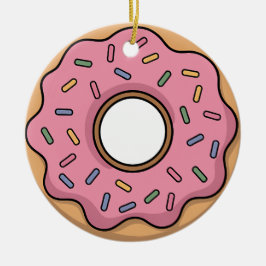 Schattigee donut | Kinder Rugtas Keramisch Ornament