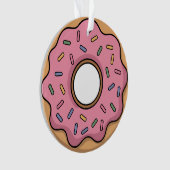 Schattigee donut | Kinder Rugtas Ornament (voorkant)