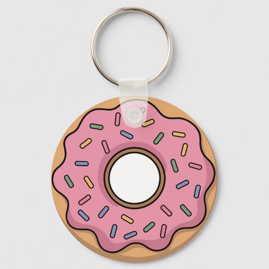 Schattigee donut | Kinder Rugtas Sleutelhanger (Voorkant)