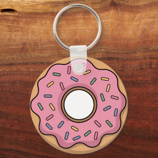 Schattigee donut | Kinder Rugtas Sleutelhanger (Achterkant)