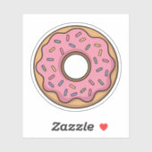 Schattigee donut | Kinder Rugtas Sticker (Vel)