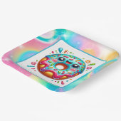 Schattigee donut liefhebbers feest papieren bordje (Gebogen)