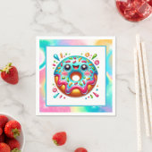 Schattigee donut liefhebbers feest servet (Insitu)