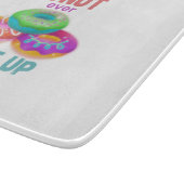 Schattigee Donut ooit opgeven Motivatie quotes naa Snijplank (Hoek)