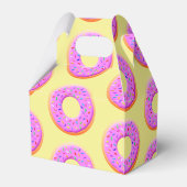 Schattigee donut tekening met sprinkles bedankdoosjes (Achterkant)