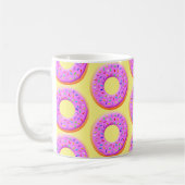 Schattigee donut tekening met sprinkles koffiemok (Links)