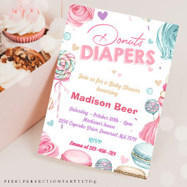 Schattigee Donuts Diapers Baby shower Kaart