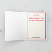 Schattigee donzige corgi-Valentijn Feestdagen Kaart (Binnen)