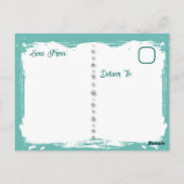 Schattigee donzige kat | Contact houden Briefkaart (Achterkant)