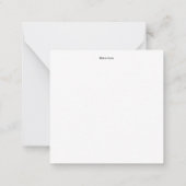 Schattigee donzige kerstfee notitiekaartje (Achterkant)