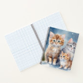 Schattigee donzige Kittens Notitieboek (Binnen)