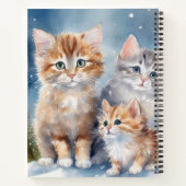 Schattigee donzige Kittens Notitieboek (Achterkant)