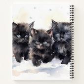 Schattigee donzige Kittens Notitieboek (Achterkant)