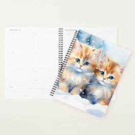 Schattigee donzige Kittens Planner