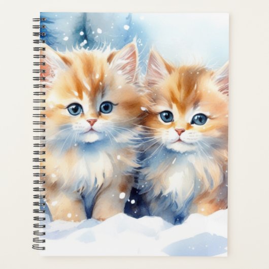Schattigee donzige Kittens Planner (Voorkant)