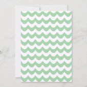 Schattigee Doodle Mermaid Faux Gold verjaardagsuit Kaart (Achterkant)