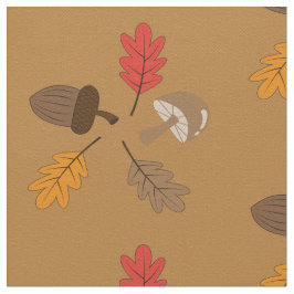 Schattigee Doodle Pattern herfst Thema Fabric Stof