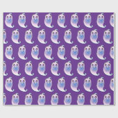 Schattigee doodsbange gost grappige stripboek gesc cadeaupapier (Vlak)