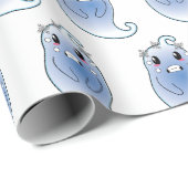 Schattigee doodsbange gost grappige stripboek gesc cadeaupapier (Rol Hoek)