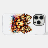 Schattigee door AI opgewekte pompoen iPhone Hoesje (Achterkant horizontaal)