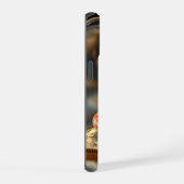 Schattigee draak in een juwelendoos iPhone 15 case (Rechterkant)