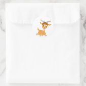 Schattigee draf Cartoon geit Sticker (Tas)