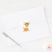 Schattigee draf Cartoon geit Sticker (Envelop)
