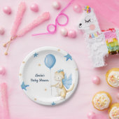 Schattigee Dragon Baby shower Party Papieren Bordje (Feest)