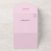 Schattigee Dragon Books voor Baby All In One Uitnodiging (Buitenkant)