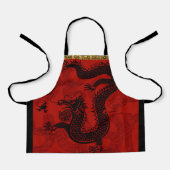 Schattigee Dragon Chinees Nieuwjaar Zodiac Verjaar Schort (Voorkant)