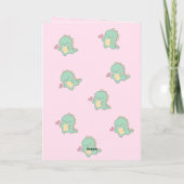 Schattigee Dragon Moederdag Wenskaart met Quote Bedankkaart (Achterkant)