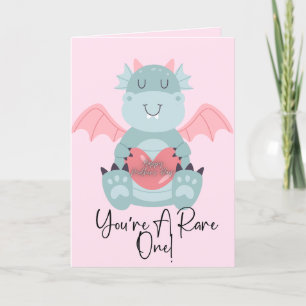 Schattigee Dragon Moederdag Wenskaart met Quote Bedankkaart