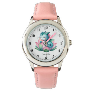 Schattigee Dragon-naam toevoegen Horloge