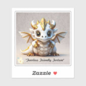 Schattigee Dragon Skull Sticker (Vel)