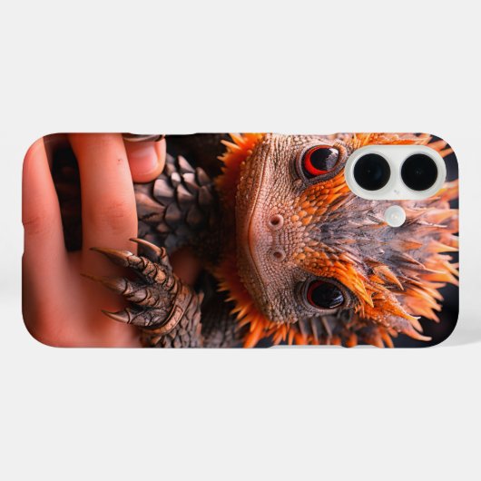 Schattigee Dragon-telefoonhoes Case-Mate iPhone Case (Achterkant (horizontaal))