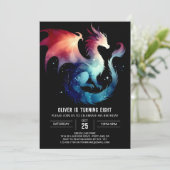 Schattigee Dragon Verjaardag Kaart (Staand voorkant)