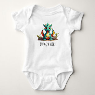 Schattigee Dragon Vibes Baby Dragon Bodysuit