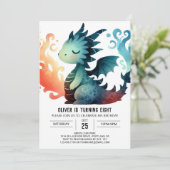 Schattigee drakenkinderen kaart (Staand voorkant)