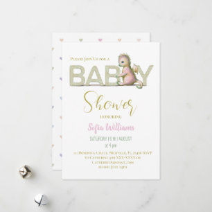 Schattigee drakenuitnodiging feestdagenkaart