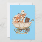 Schattigee Dreamland Woodland Animals | Baby Fox,  Aankondiging (Achterkant)